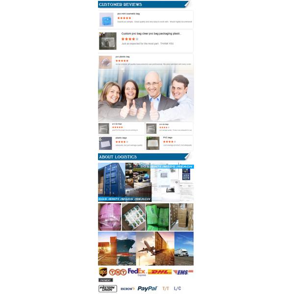 PVC Plastic Bag With Button Skincare Packaging Eco Friendly With Press Button