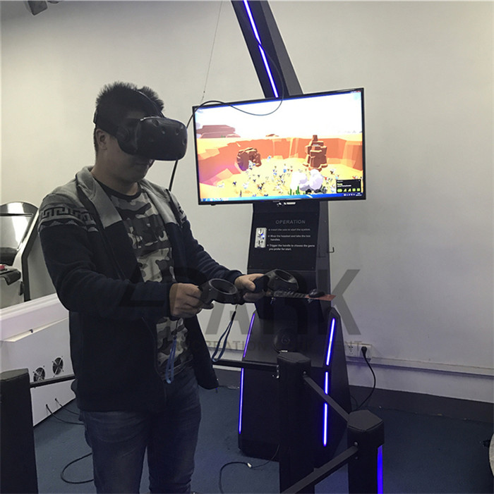 Epark Virtual Reality Machine , Metal + Glassfibre Amusement Park Equipment