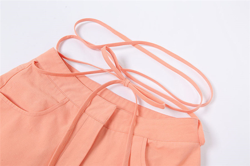 Thick 2 Piece Casual Pants Set Short T Shirt High Waist Straight Leg Pants Suit