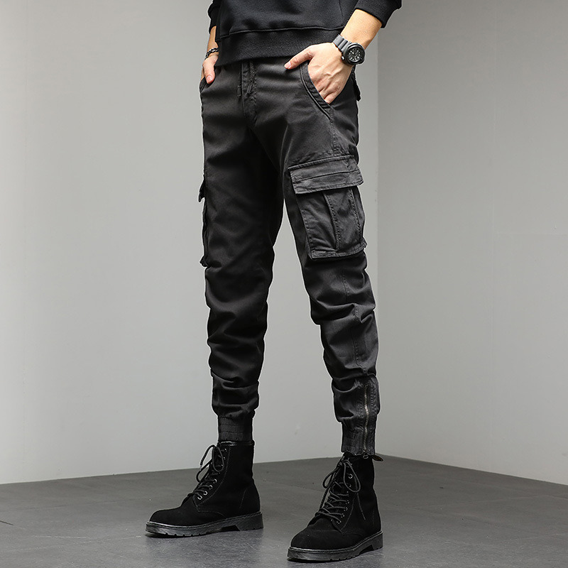 2023 Customize Casual Jogger 100% Cotton Twill Workout Hiking Men&prime;s Sweatpants Relaxed Fit Straight Camouflage Cargo Pants