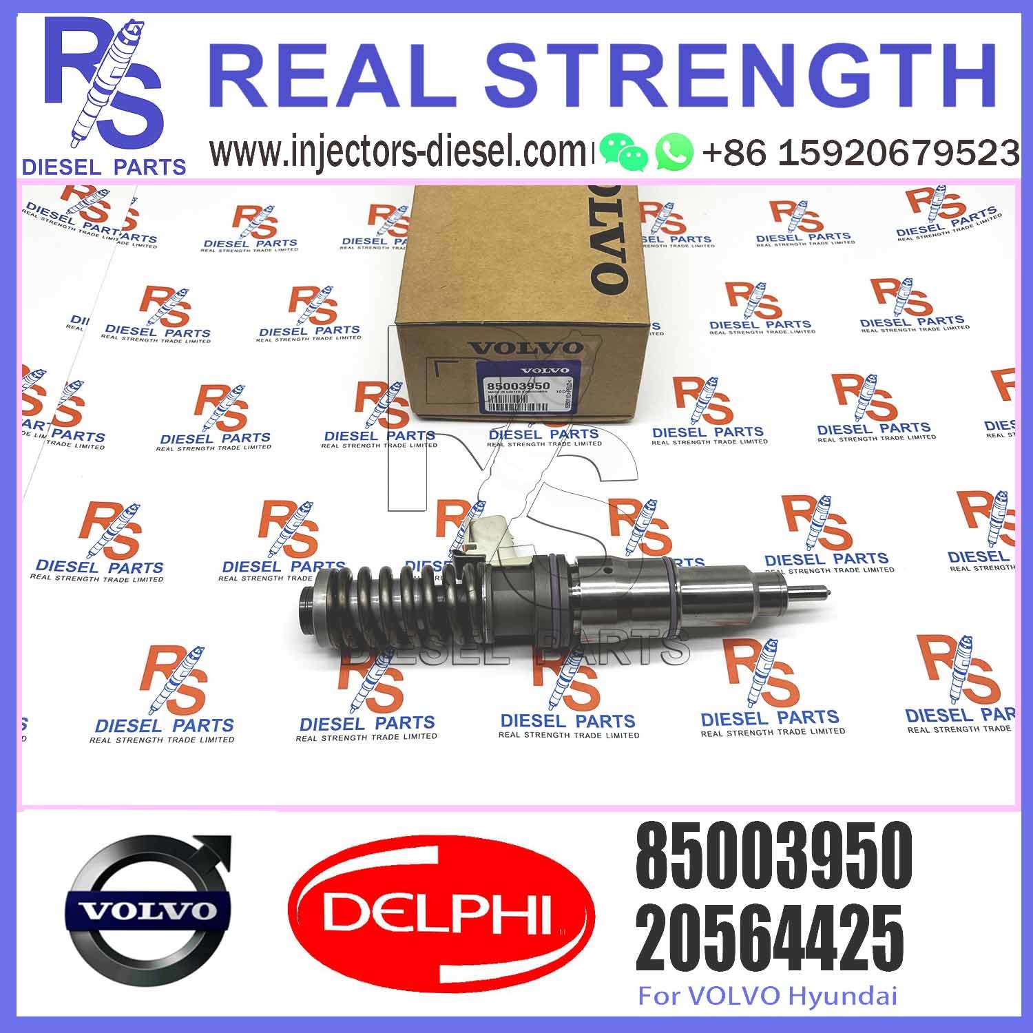 Diesel Fuel Injector BEBE4D11001 BEBE4D11101 BEBE4D11201 BEBE4D36001 BEBE4D41001 85003950 E3.18 for VOL-VO D16 3145