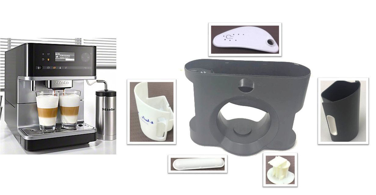High Tolerance Plastic Molding Tools Coffee Machine Components 300K Shots Mold Life