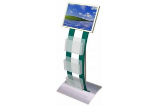 Quality Open Source Digital Signage with Brochure Holder , Indoor Plug & Play LCD Advertising Screens Display for sale