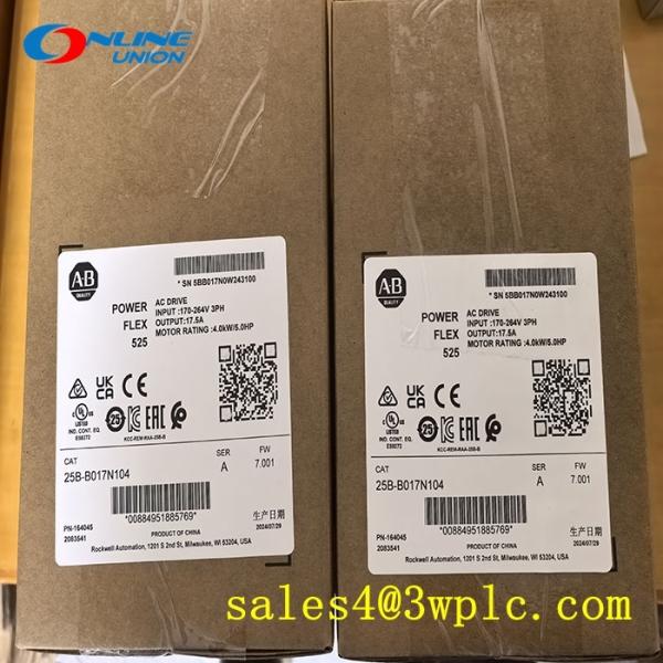 25B-B017N104 ALLEN BRADLEY PowerFlex 525 4kW (5Hp) AC Drive