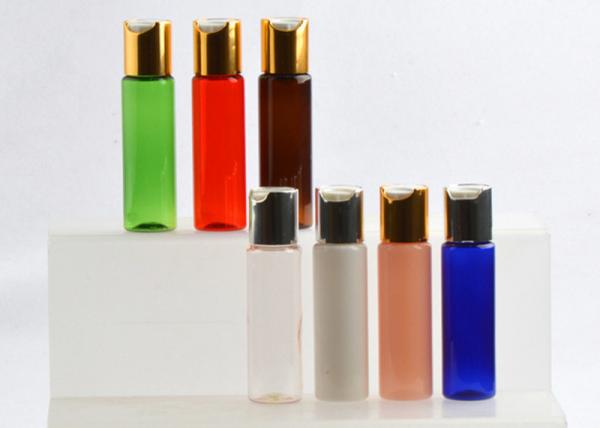 Buy No Leaking Empty Plastic Pump Bottles 30ml Aluminum Press Caps Multi Colors at wholesale prices