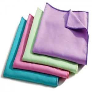 Quality Long Lasting Microfiber Cleaning Cloth Sreak Free Microfiber Suede Cloth for sale