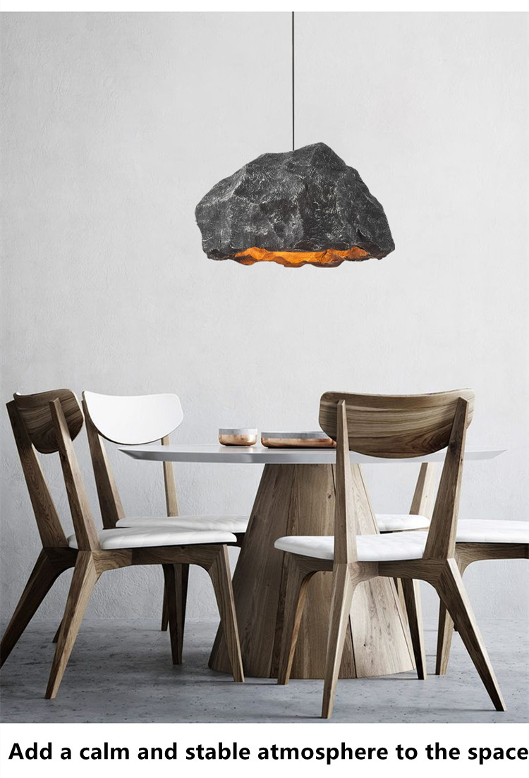 Nordic Designer Pendant Lamp Bedroom Wabi Sabi LED Chandelier(WH-VP-168)