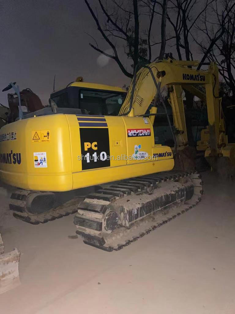 Komatsu Hydraulic Crawler excavator Used Komatsu PC110 second hand Japanese digging machine Komatsu Excavator