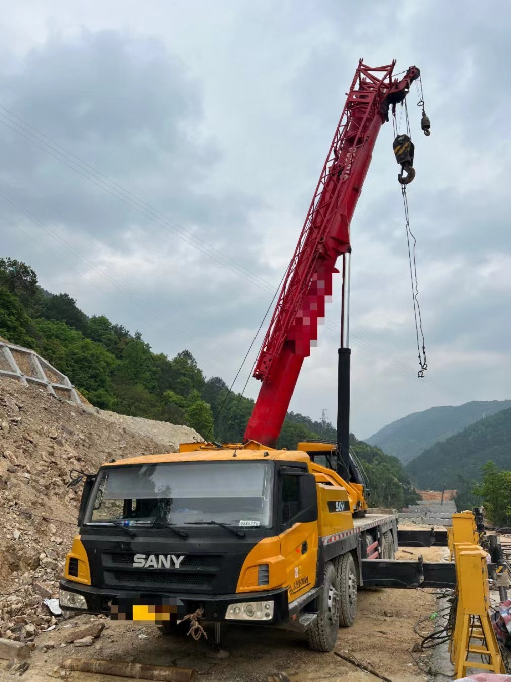 2013 Sy 500ton Stc500 Mobile Crane Construction Company Truck-Mounted Telescopic Crane Used Truck Crane