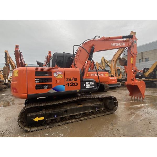 12 Ton Original Japan Used Hitachi ZX120 Crawler Excavator With 66KW Engine Power And 0.52m3 Bucket Capacity