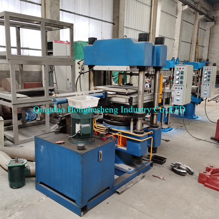 CE ISO 700X700mm 350T 11KW Plate Vulcanizing Press For Rubber
