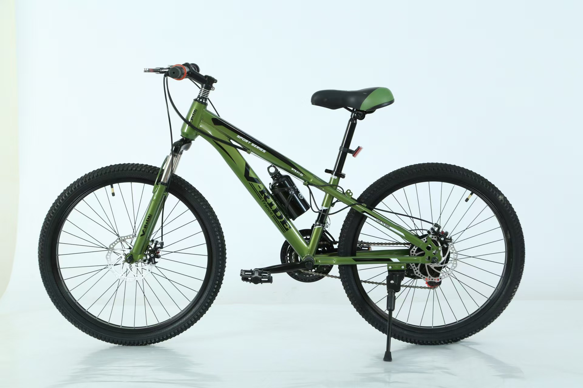 Aluminum Crankset 24 Inch Ladies Mountain Bike With Pedal Assist