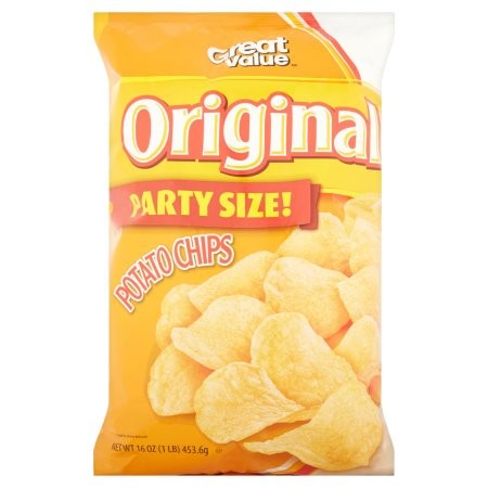 Full Yellow Printing potato chip bags/plastic potato chip bags/snacks laminated bags