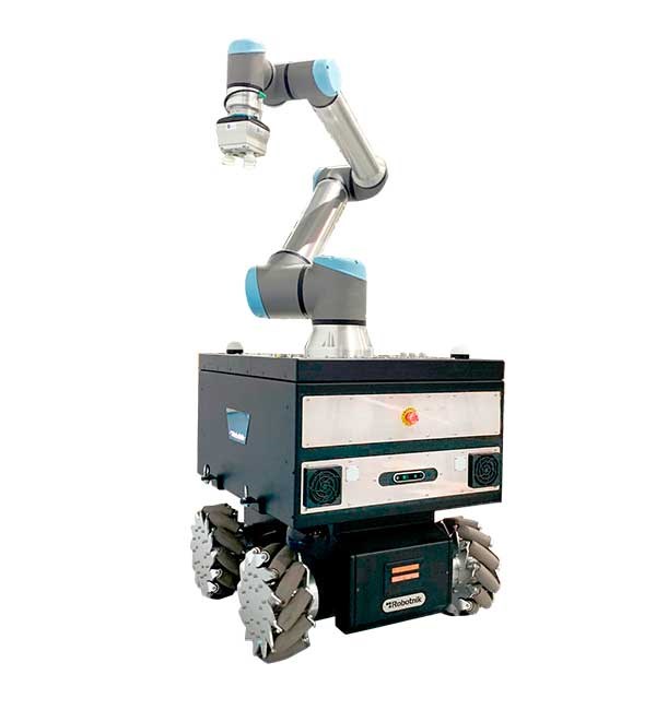 RBKAIROS+collaborative robot manipulator with UR5 designed for industrial applications pick and place robot