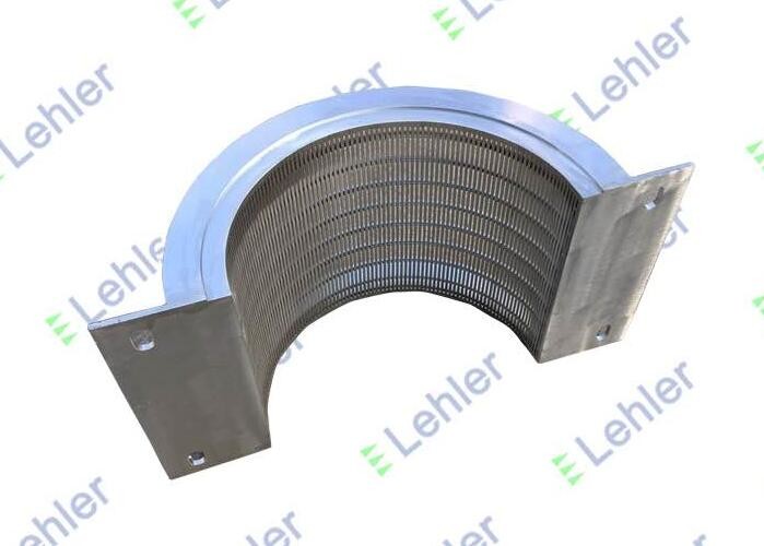 Double V Wire Screen With Smooth Filtration Surface ISO Certification