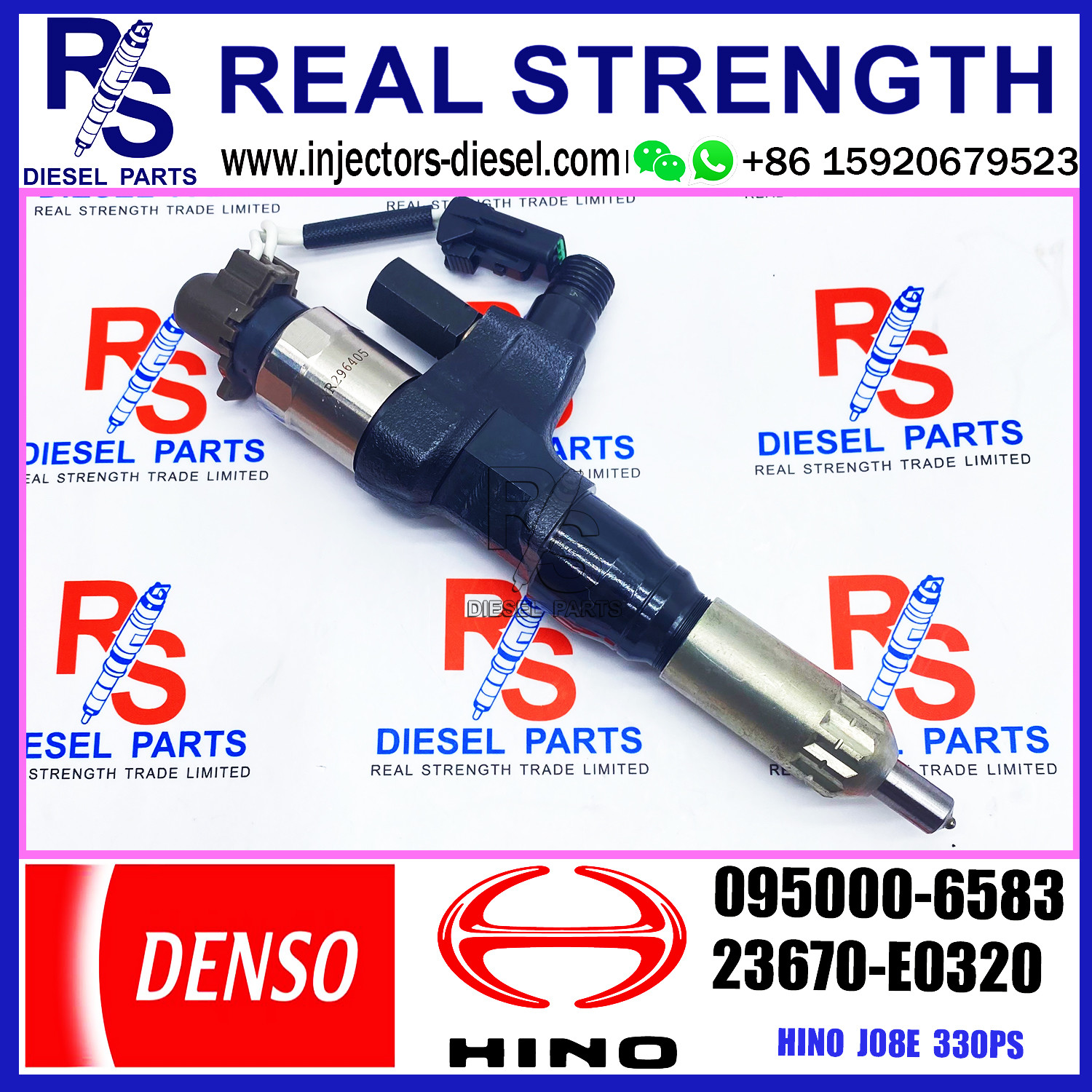 HINO J08E 330PS Fuel Injector System 095000-6581 095000-6582 095000-6583