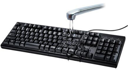 Rugged Waterproof Plastic Keyboard With 12 Function Keys And Numeric Keypad