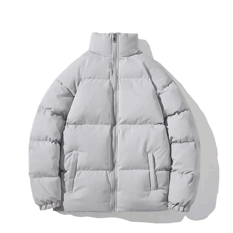 Custom Winter Puffer Jacket for Men Stand Collar Casual Outwear High Quality Coats Padded Men Jacket
