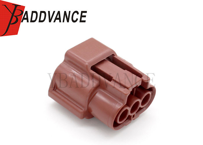 Brown Color Sumitomo Automotive Connectors 3 Pin Female 6189-7710 6189-0780