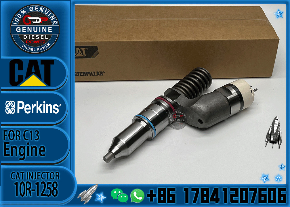 Diesel fuel injector 10R-1258 c12 injector 203-7685 2037685 for caterpillar c12 injector