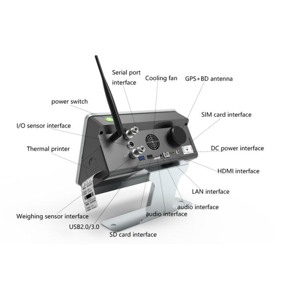 10-Inch AI Intelligent Android System LCD Vehicle Mounted Weighing Scale with kg Units and Digital Electronic Scale Type