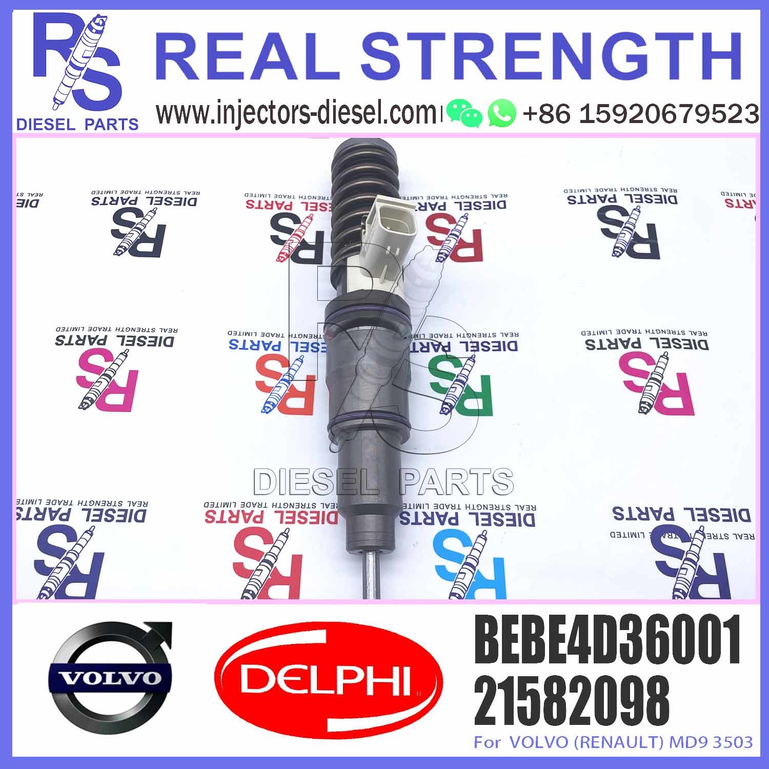 Direct Sale Diesel Fuel Injector 21582098 7421582098 21644600 85003950 BEBE4D36001 For V-O-L-V (RENAULT) MD9 3503