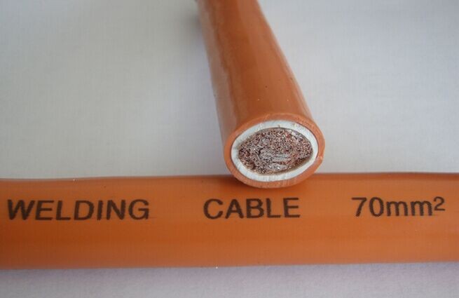Black Rubber Sheath 200v 95mm2 Flexible Welding Cable