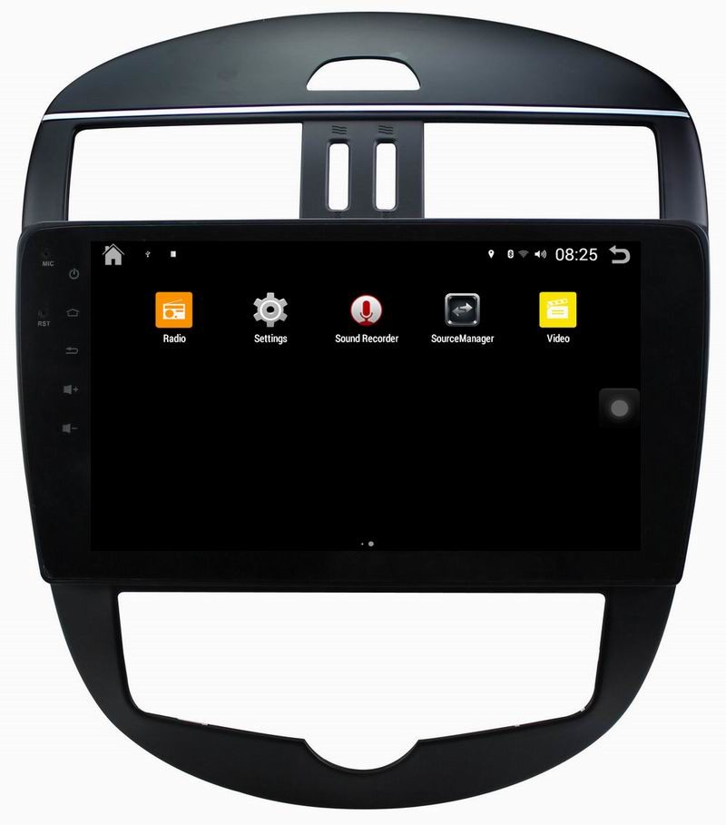 Ouchuangbo auto dvd player android 4.4 for Nissan Tiida 2011 support biuetooth SWC multimedia navigation system