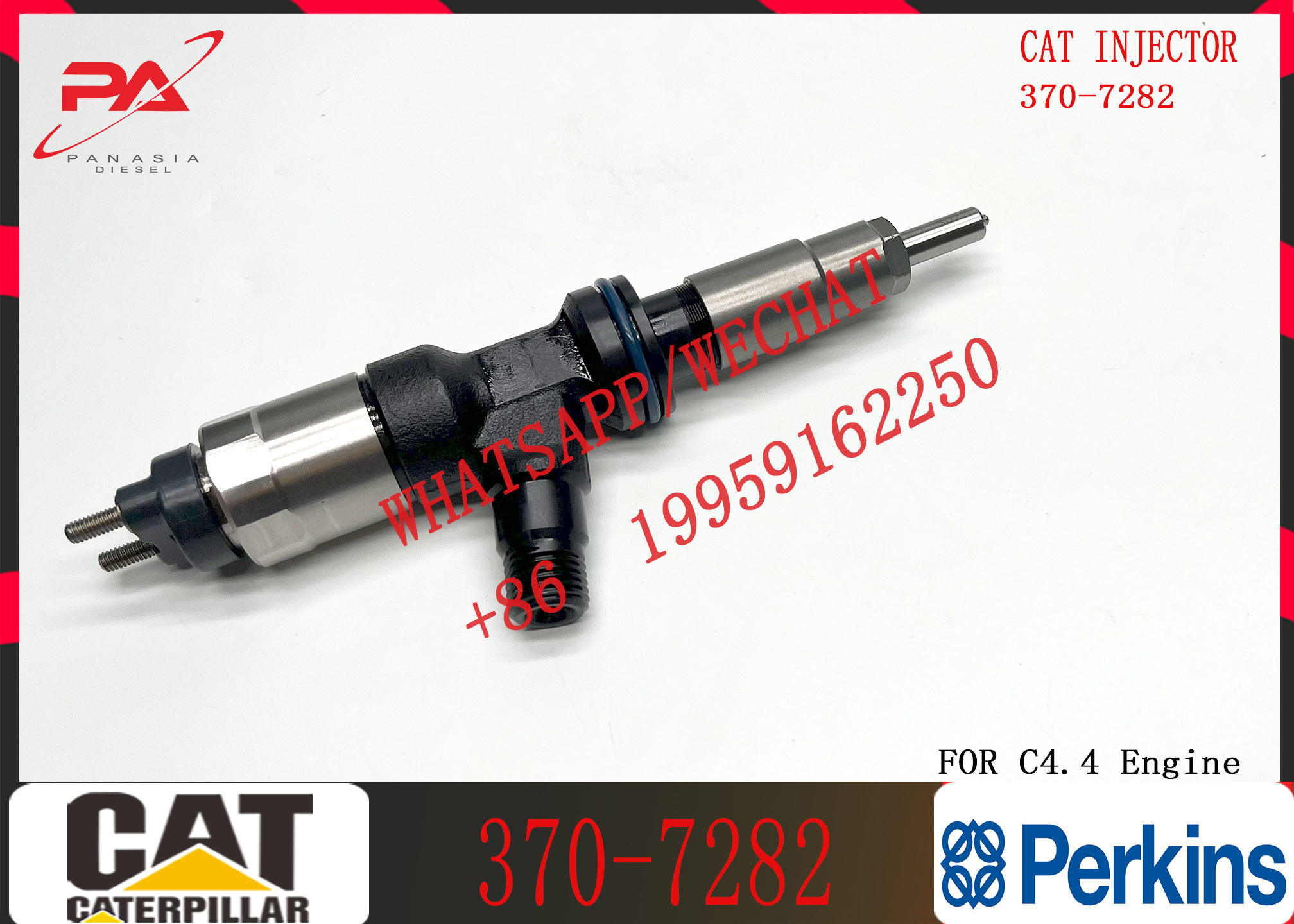 Fuel Injector 370-7282 295050-0421 295050-0411 295050-0361 370-7281 4336862 for Caterpillar