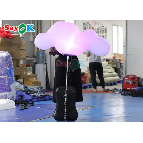 0.8m Backpack Ball Inflatable Lighting Decoration For Advertising Activity