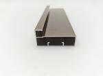 6063 T5 Aluminum Frame Extrusion Profiles , Waterproof Champagne Aluminium