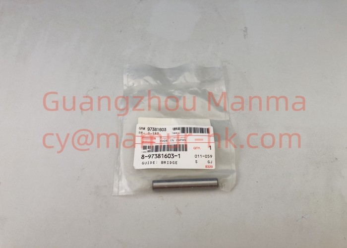 8-97381603-1 ISUZU Engine Parts Valve Bridge Guide For 4HK1 6HK1