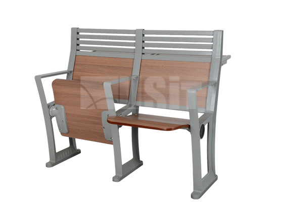 USIT Plywood Folding Student Desk Chair , Student Desk Chairs High Strength Steel Frame