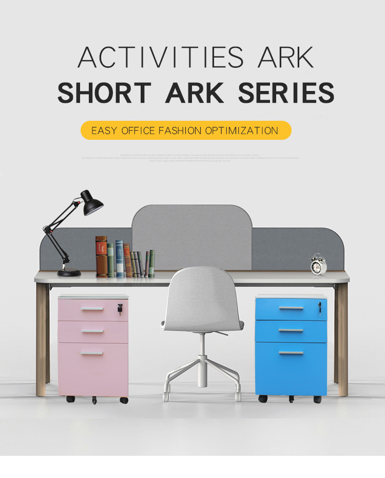 Foldable SS301 Steel File Cabinets , ISO14001 3 Drawer File Cabinet With Lock