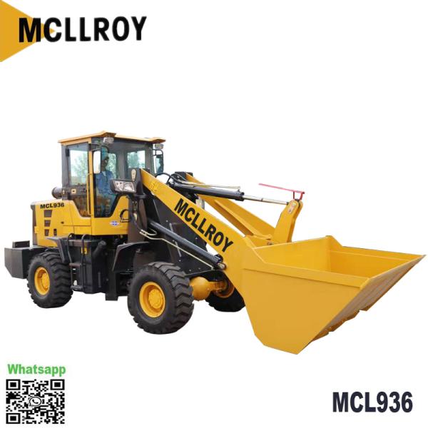 65kW Articulated Small Wheel Loaders For Engineering Construction
