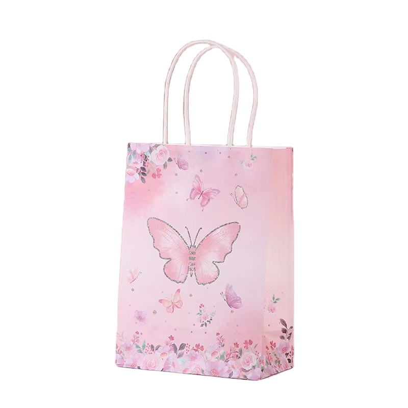 Chinese Style Custom Printed Paper Bags for Business Shopping