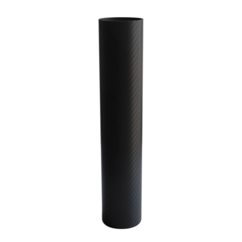 Industrial Braided 3K Round Carbon Fiber Tube For Sports Equipment