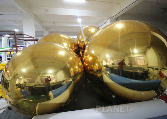 Damp Proof Inflatable Mirror Balloon For Event Decoration High Tear Strength