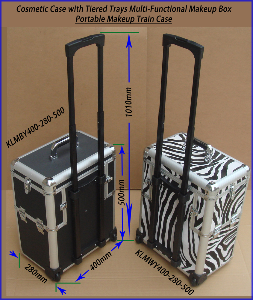 Multi-Functional Dresser case with Tiered Trays KLMBZ400-290-530