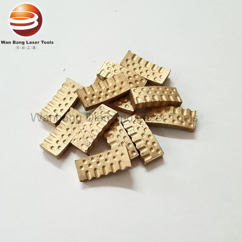 Silver Brazing Retipping Diamond Segment For Core Drill Bit