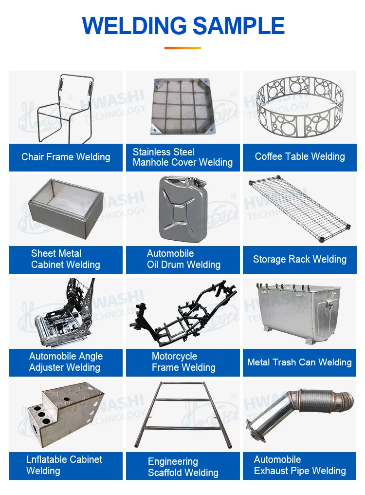 Hwashi 6-Axis Robotic MIG Welding Machine for Chair & Furniture Automation