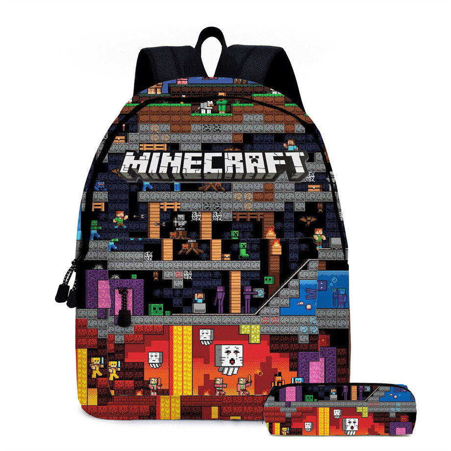 3D Printed Cartoon Animation Travel Schoolbag For Primary And Secondary School Students Children Backpack