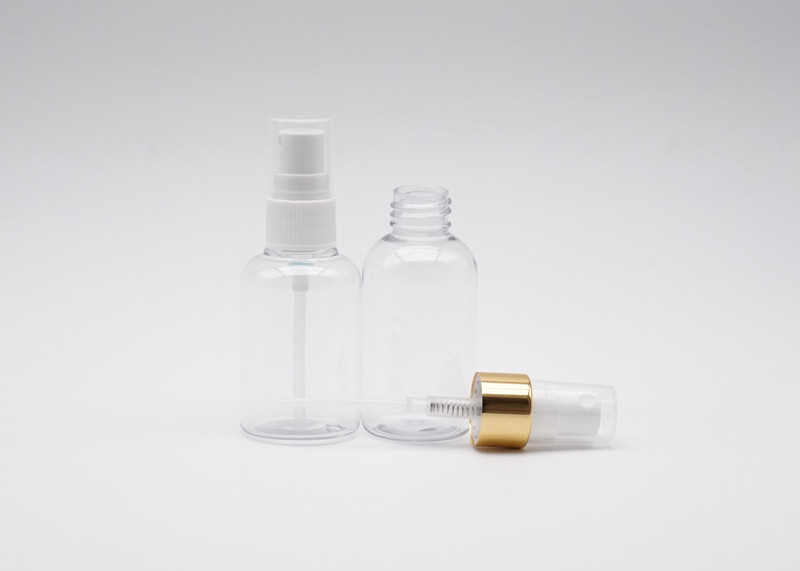 60ml 100ml Cylinder Fine Mist Spray Bottle White Plastic Spray Bottle Logo Custom