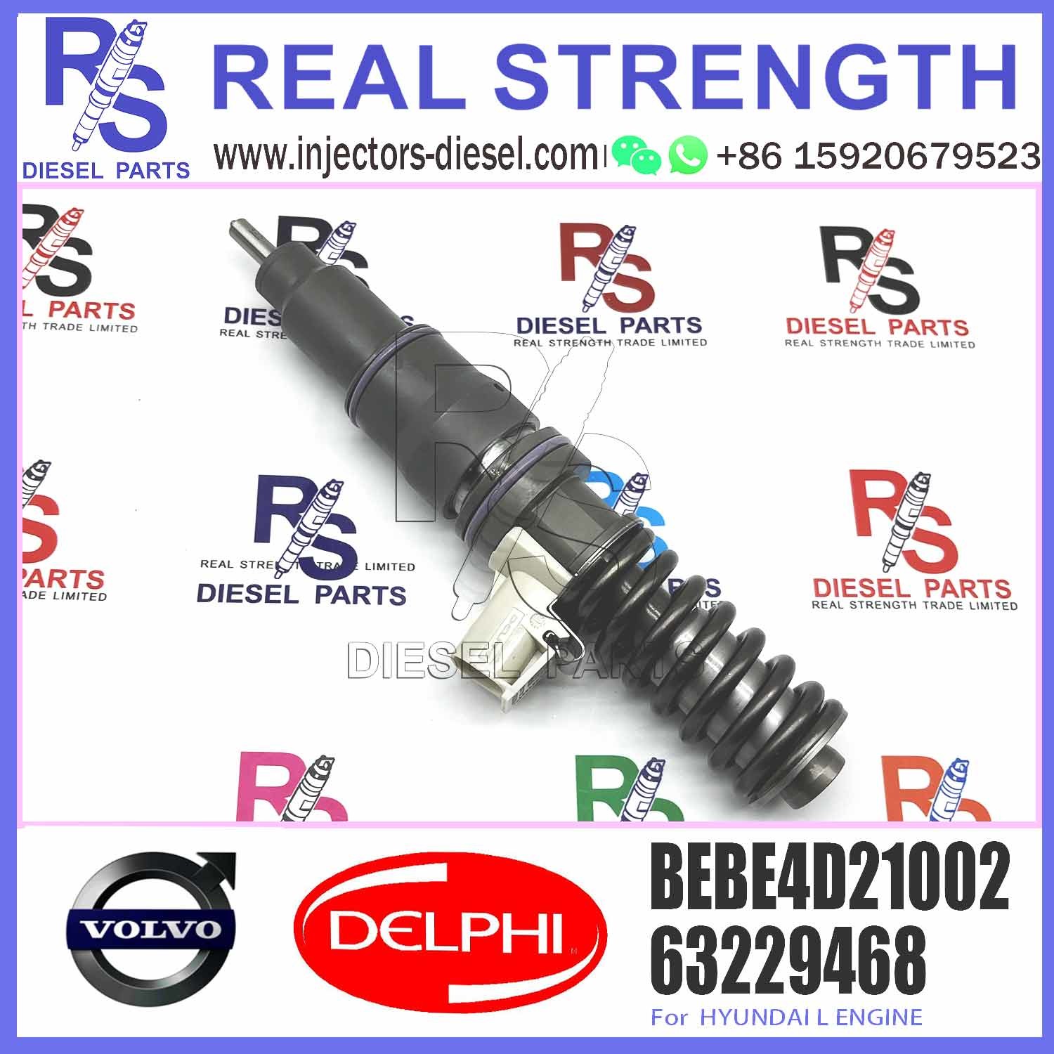 For HYUN-DAI Diesel Fuel Electronic Unit Injector BEBE4D21002 33800-84840