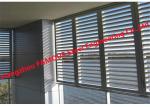 Aluminium Jalousie Louver Windows With Screen Mesh Hurricane