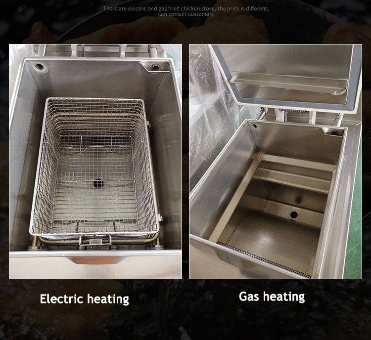 High Pressure Deep Fryer Machine Deep Oil Fryer Machine With Safety Buckle