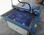 Ready Stock PVC Sheet Epoxy Resin Cutting Machine Weight 400 KG Blue Frame