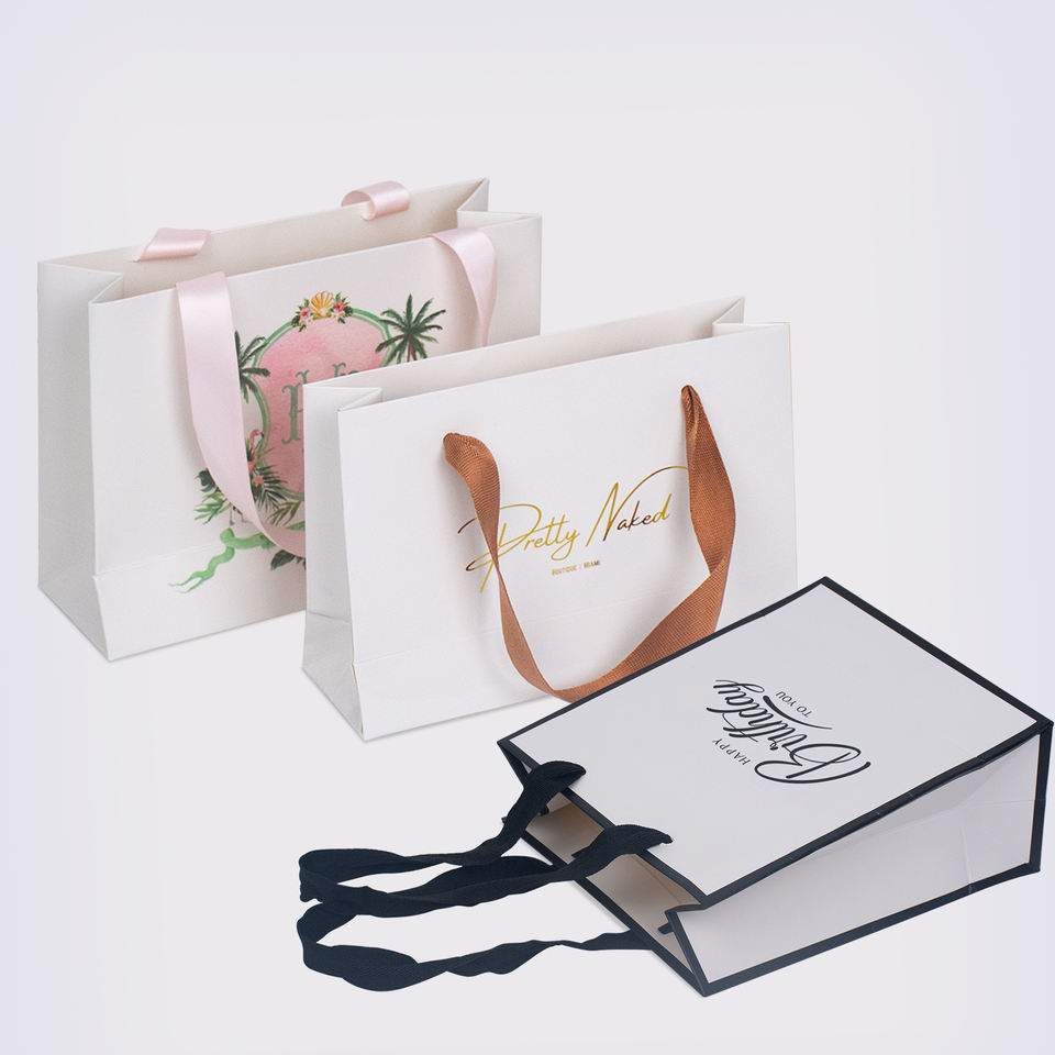 Custom Order Accepted Wenzhou Designer Custom Shopping Bags Gift Cardboard Paper Bags