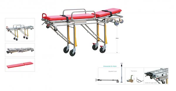 Buy flexible aluminum alloy  emergency patient transport stretcher for ambulance at wholesale prices