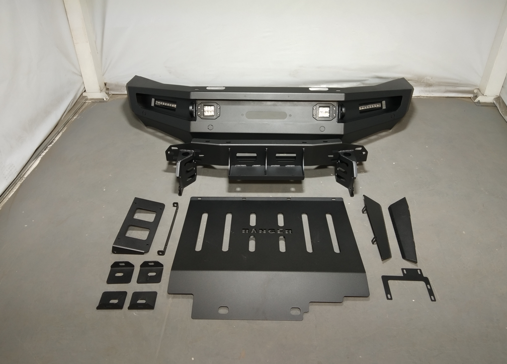 Original Bolt-On Installation Popular Steel Car Bumpers Plates Compatible With Ford Ranger